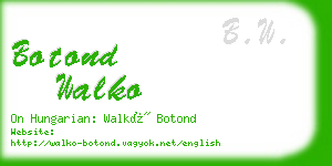 botond walko business card